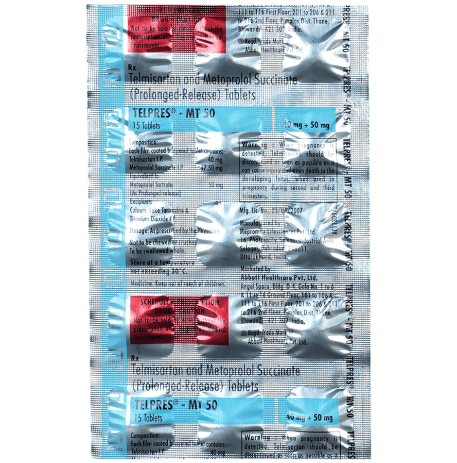 Telpres-MT 50 Tablet PR