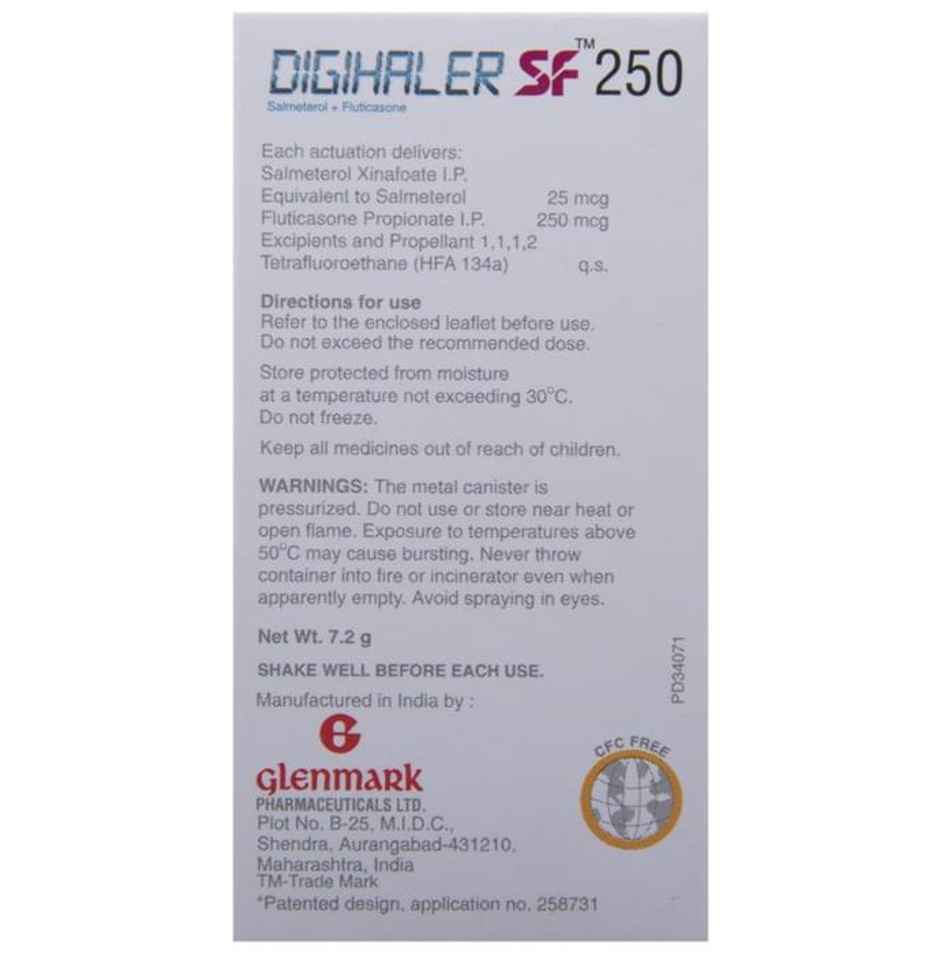 Digihaler SF 250 Inhaler