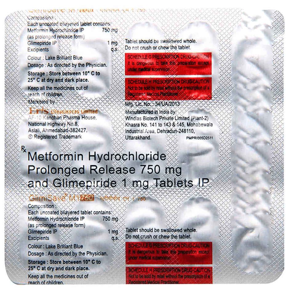 Glimisave M1 750 Tablet PR