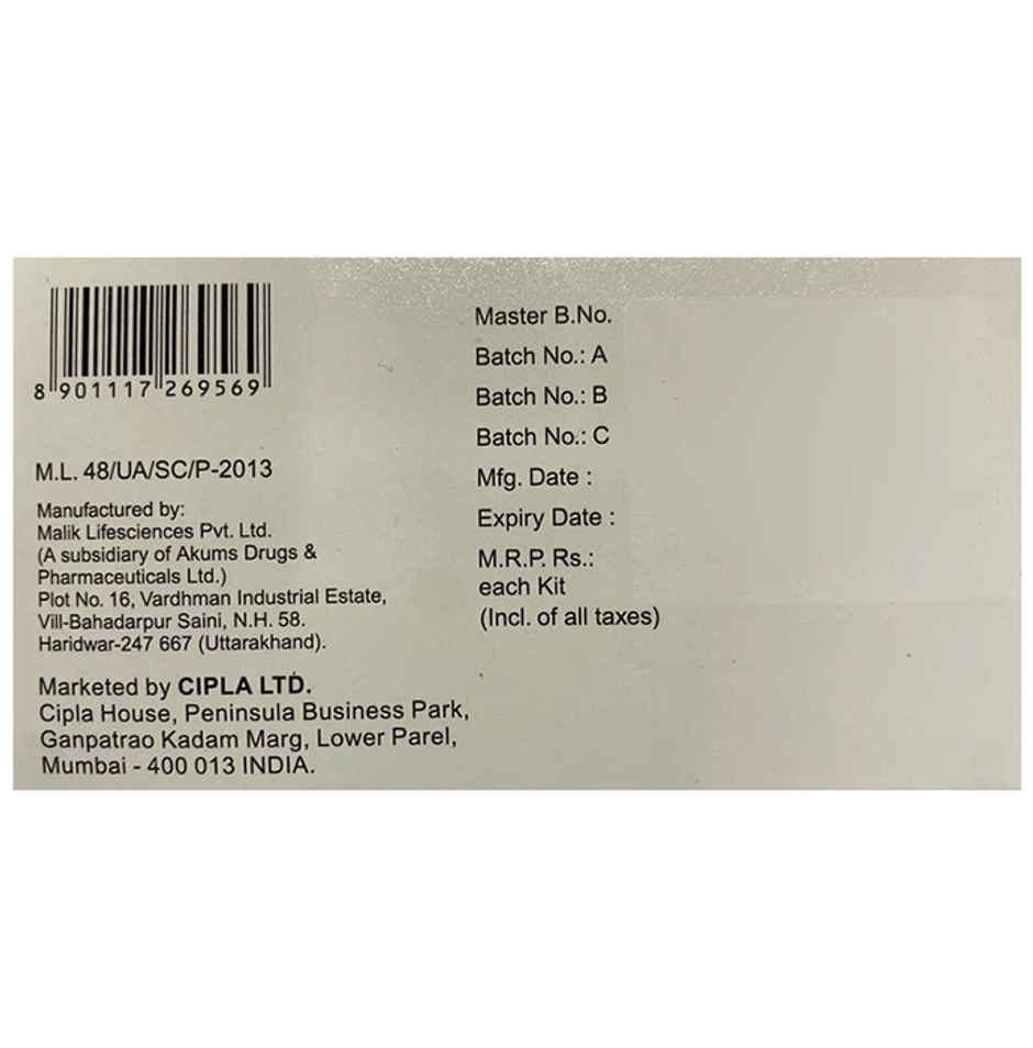 Esomac HP 750mg/500mg/40mg Tablet Combikit