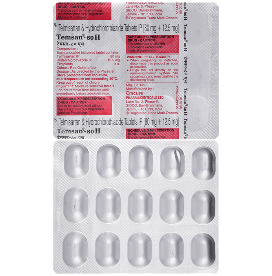 Temsan-80 H Tablet
