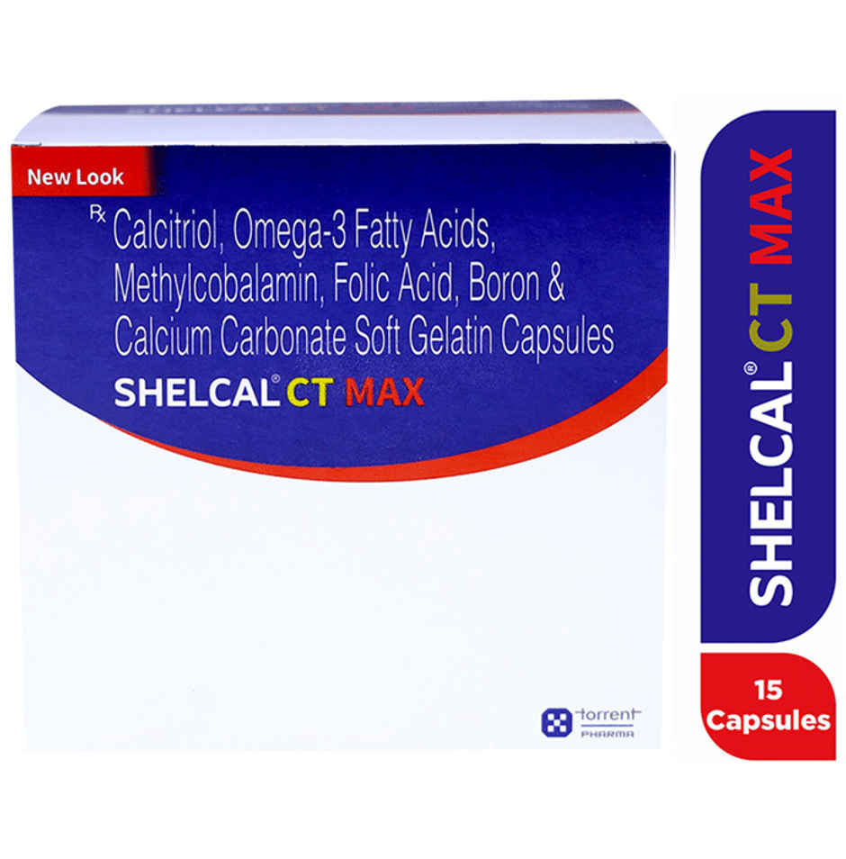 Shelcal CT Max Soft Gelatin Capsule