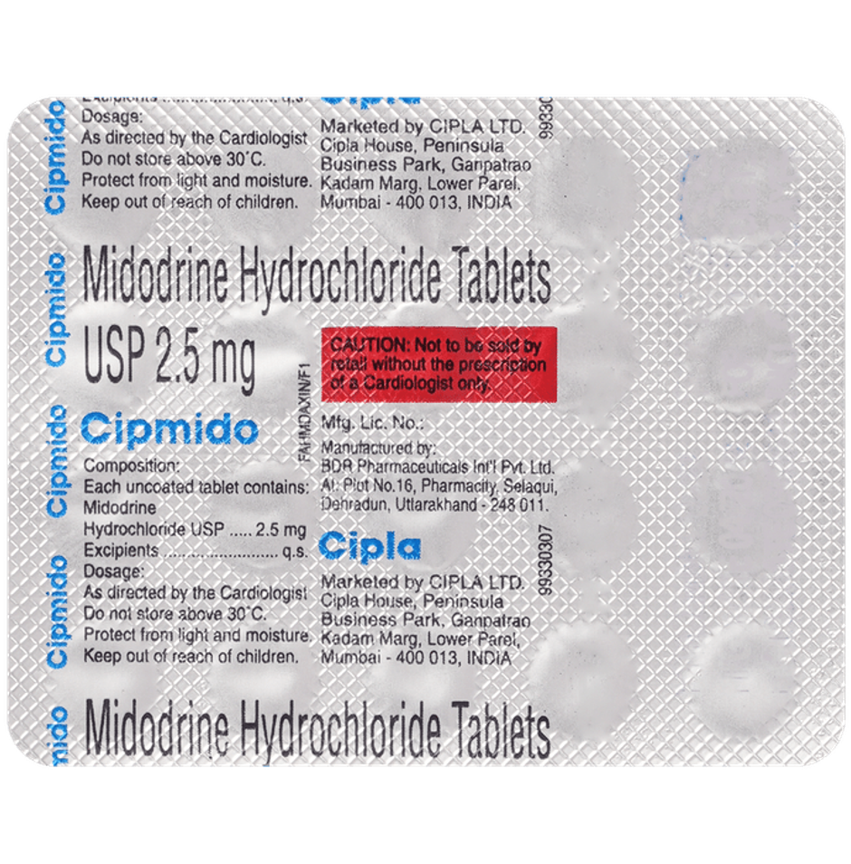 Cipmido 2.5mg Tablet