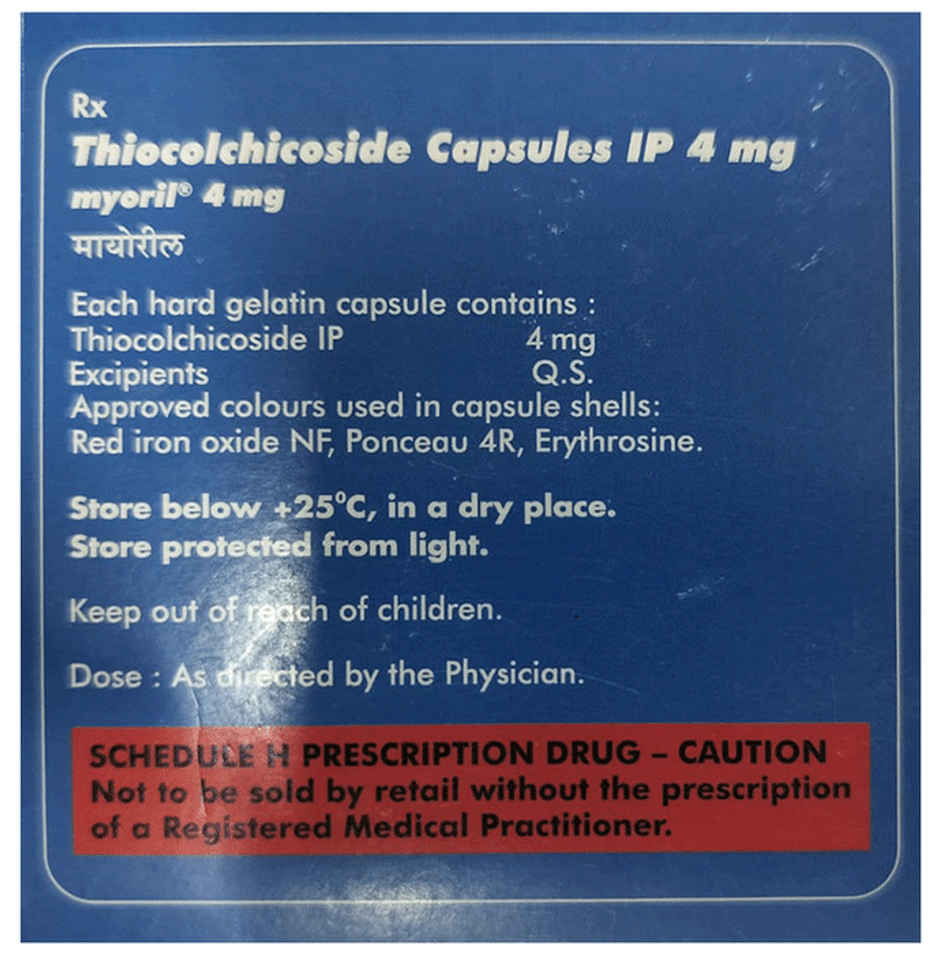 Myoril 4mg Capsule