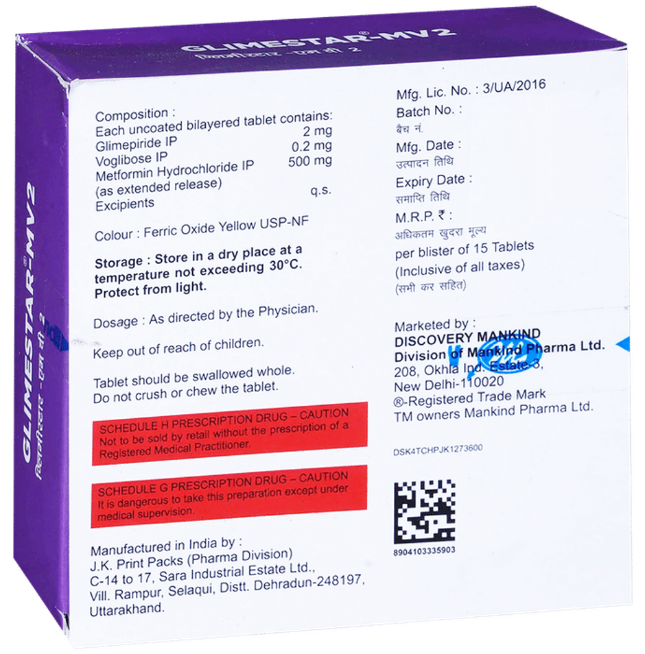 Glimestar-MV2 Tablet ER