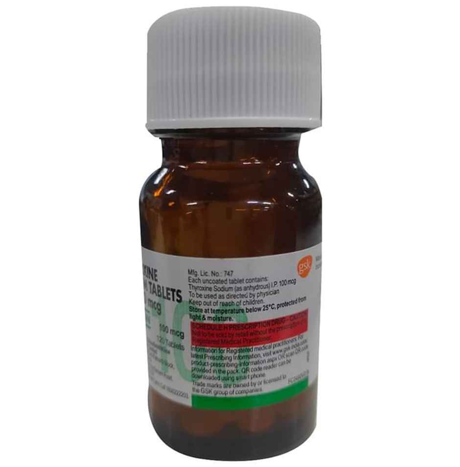 Eltroxin 100mcg Tablet