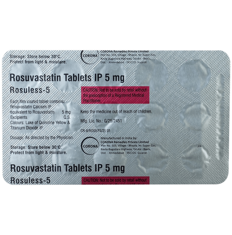 Rosuless-5 Tablet