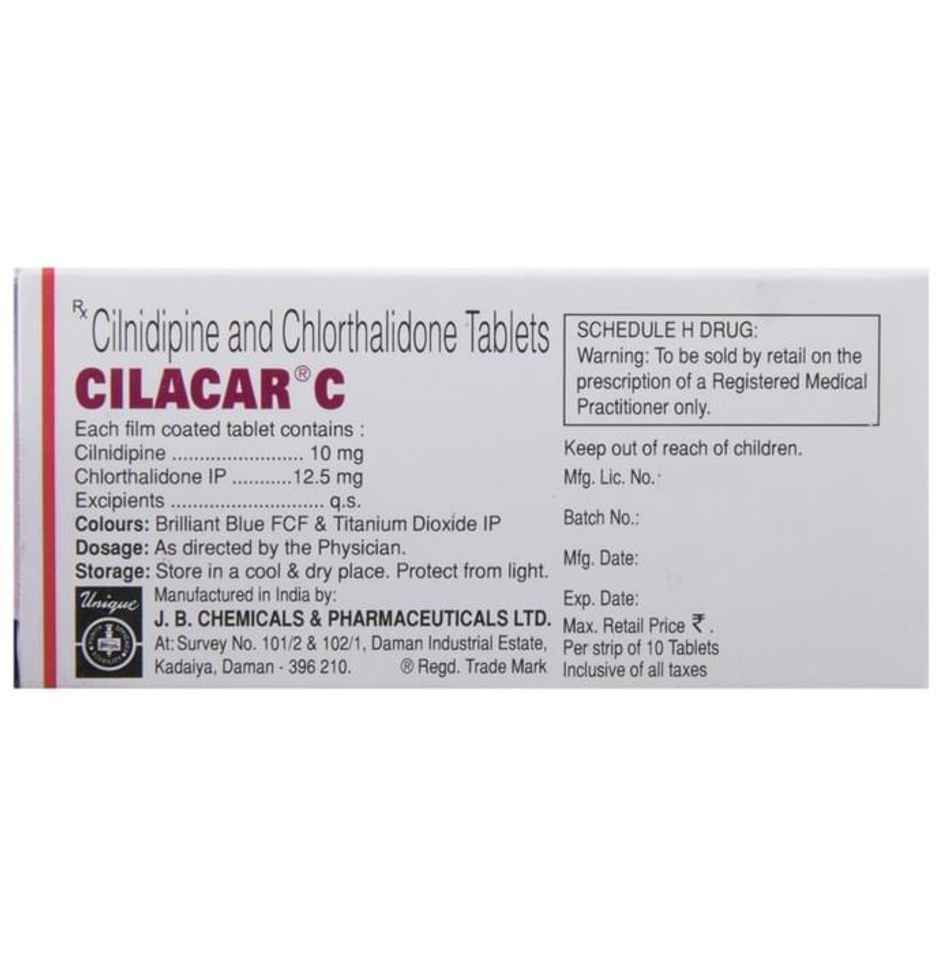 Cilacar C Tablet