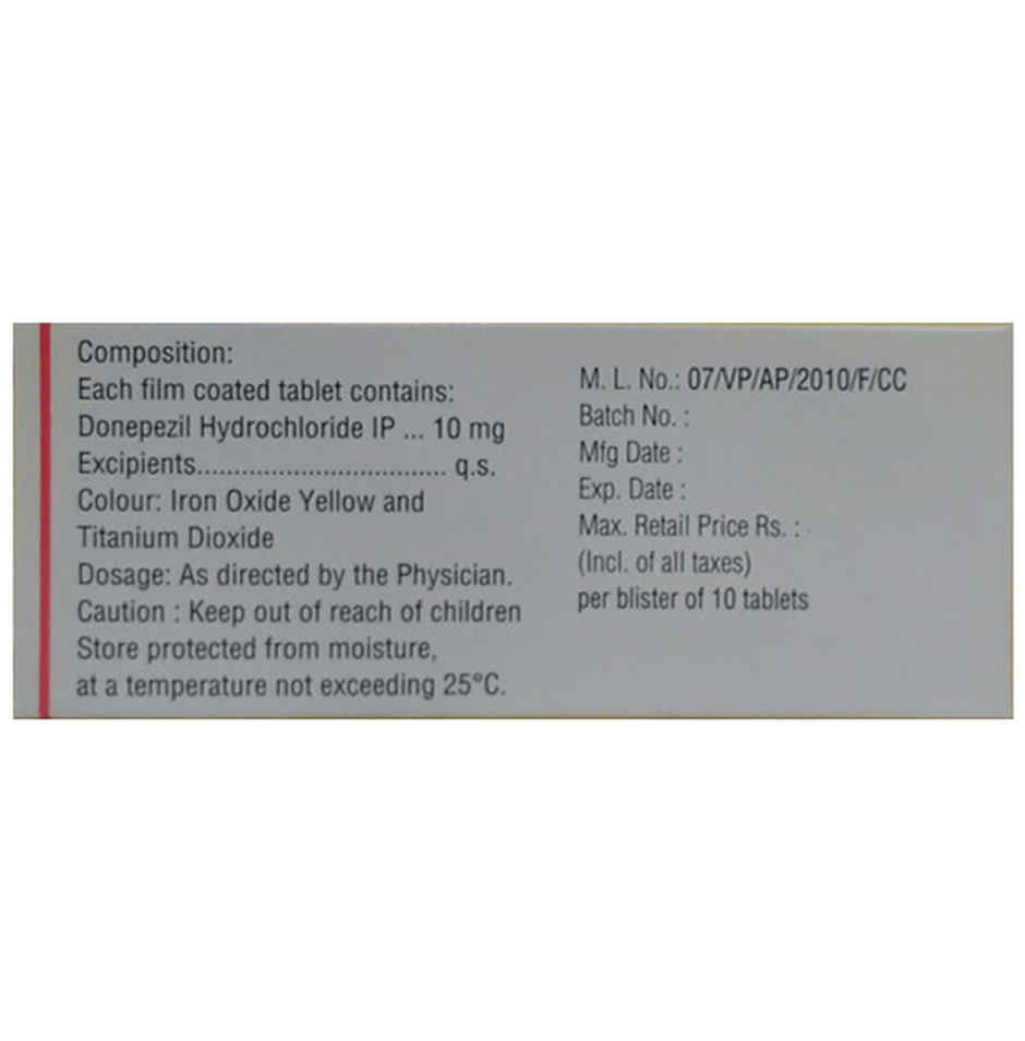 Aricep 10 Tablet