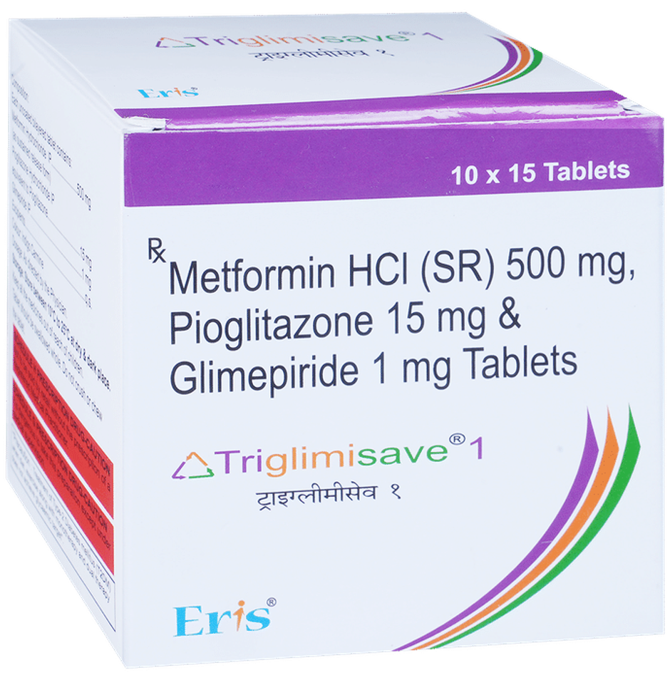 Triglimisave 1 Tablet SR