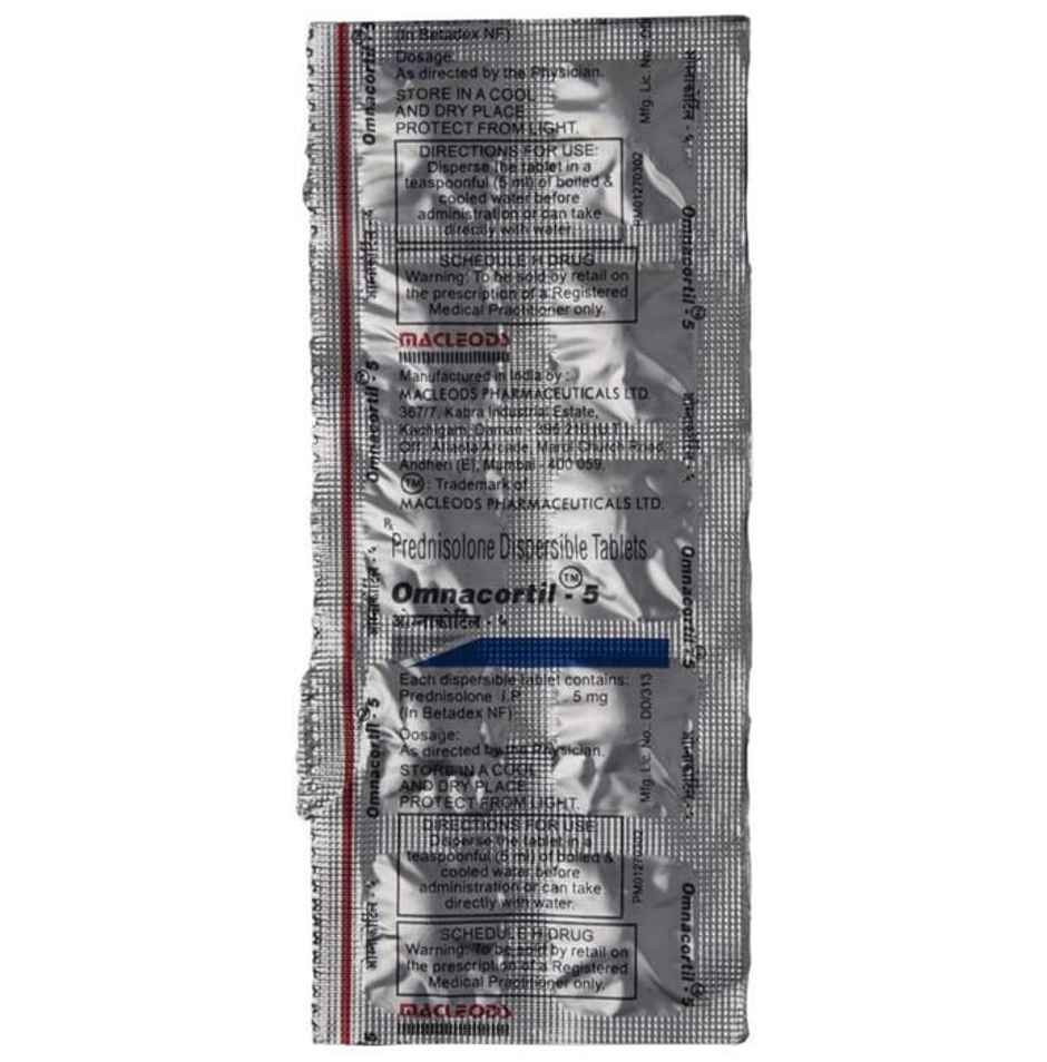 Omnacortil-5 Tablet DT