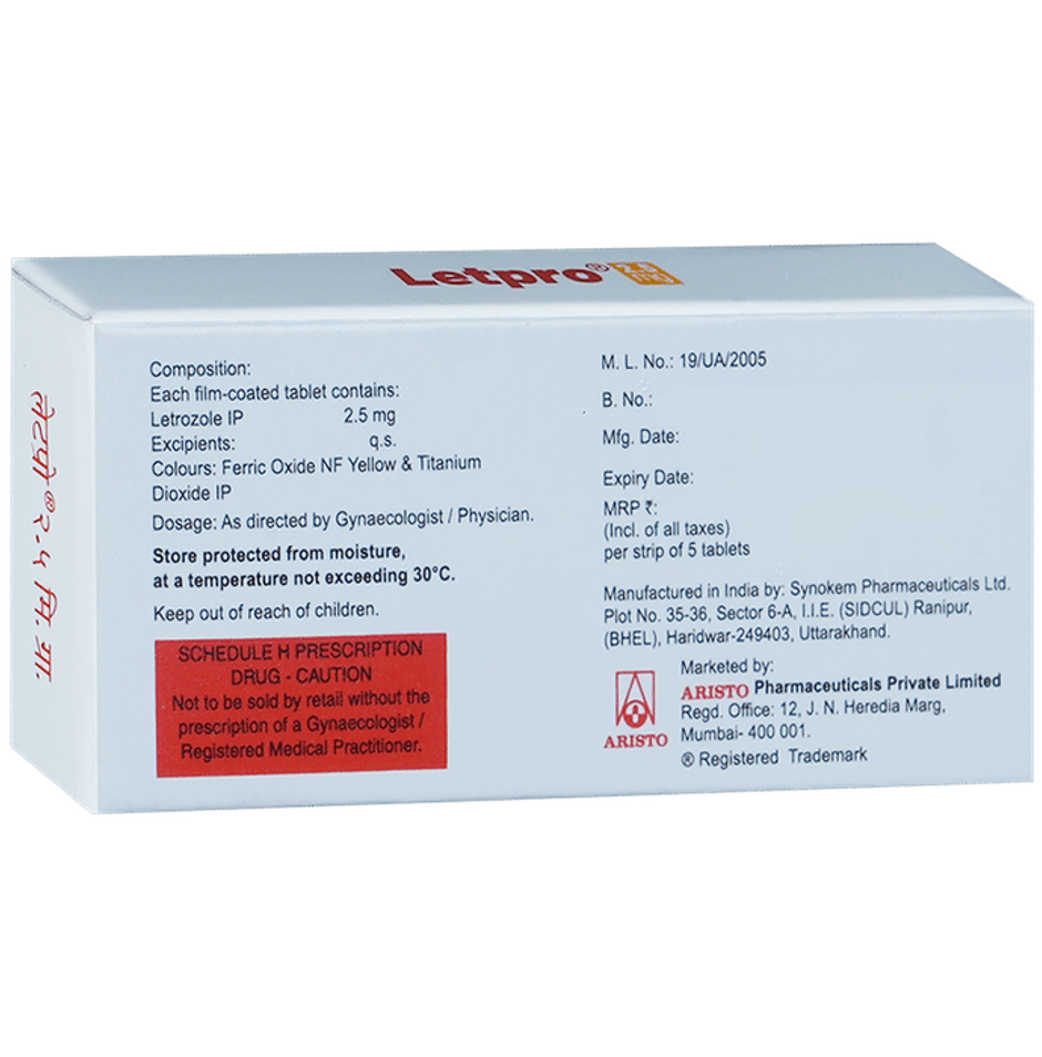 Letpro 2.5mg Tablet