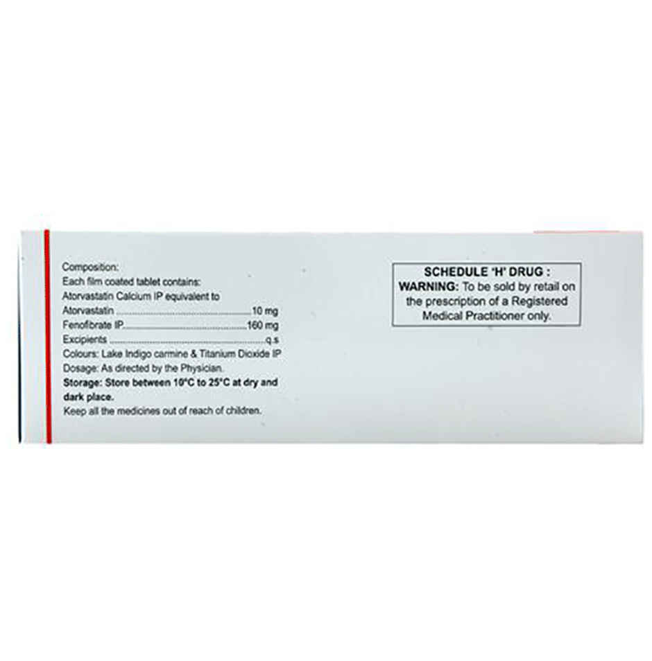 Atorsave-F 10mg/160mg Tablet