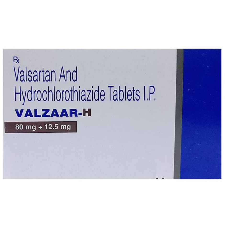Valzaar-H 80mg+12.5mg Tablet