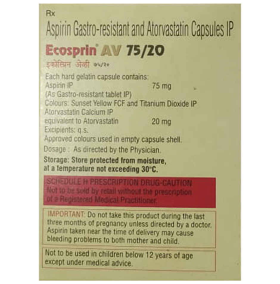 Ecosprin AV 75/20 Capsule