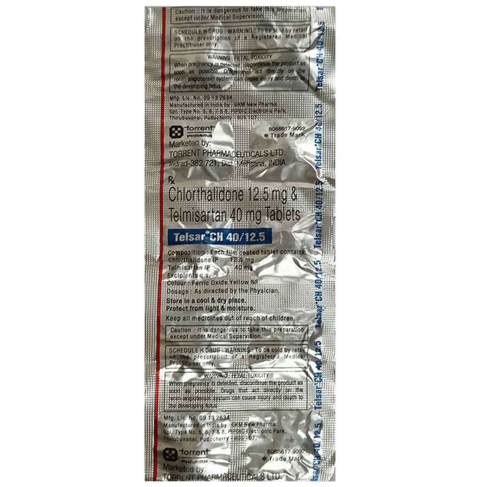 Telsar CH 40/12.5 Tablet