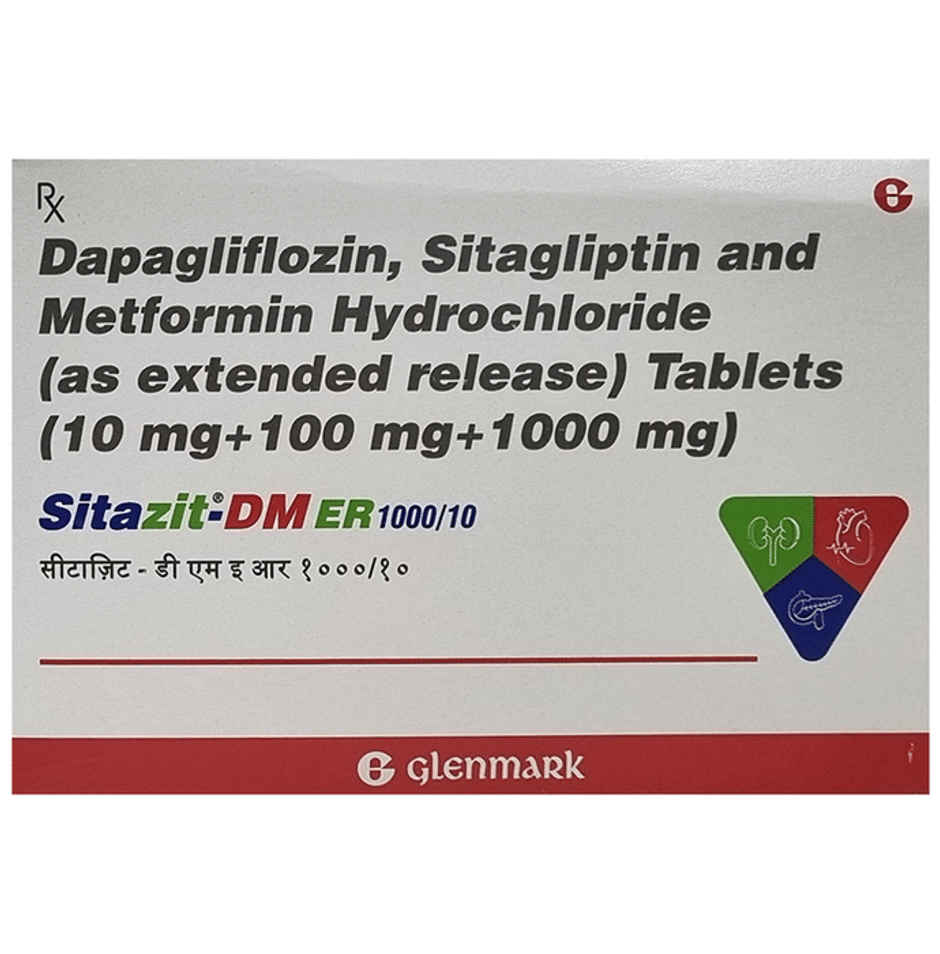 Sitazit- DM ER 1000/10 Tablet