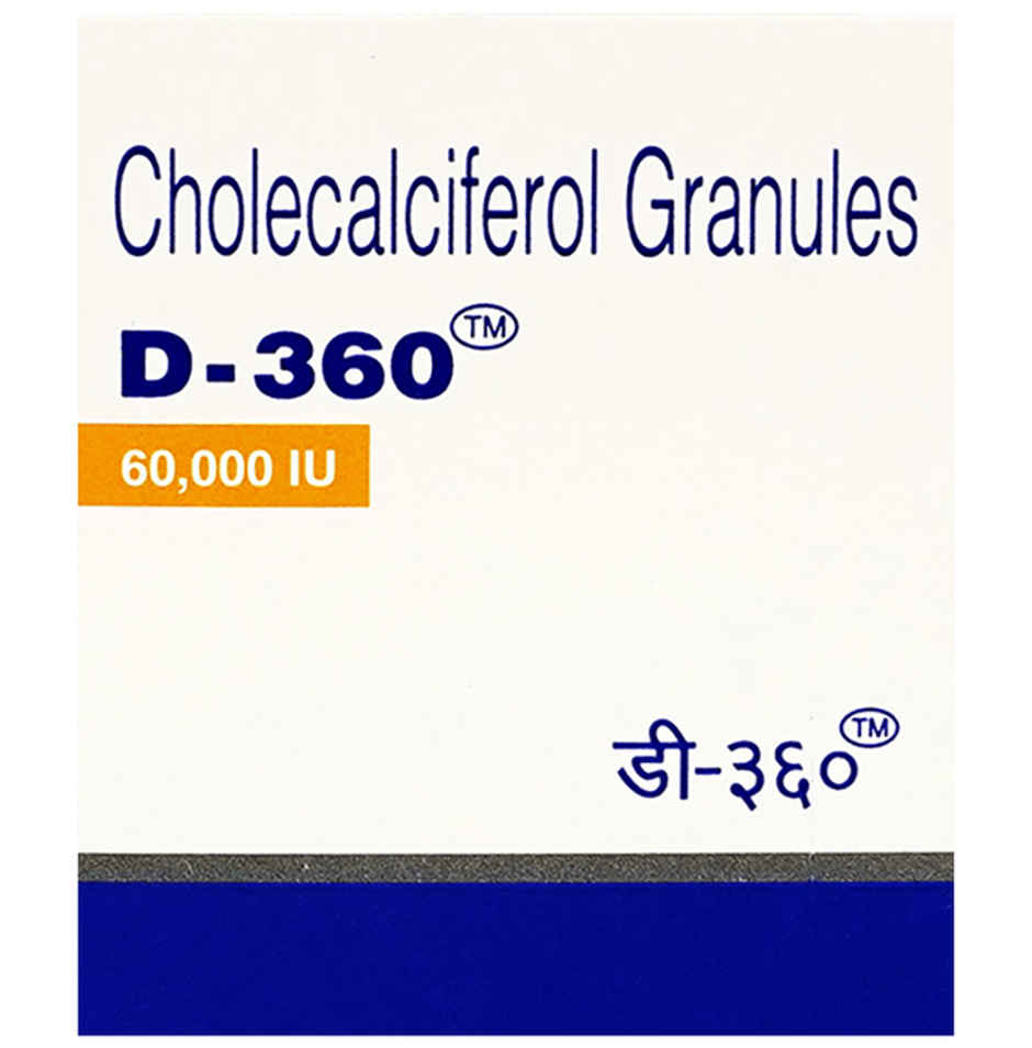 D-360 60000IU Vitamin D3 Granules