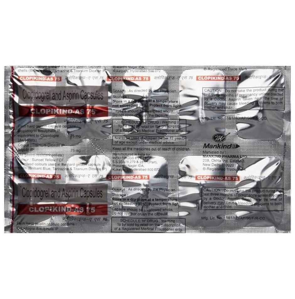 Clopikind-AS 75 Capsule