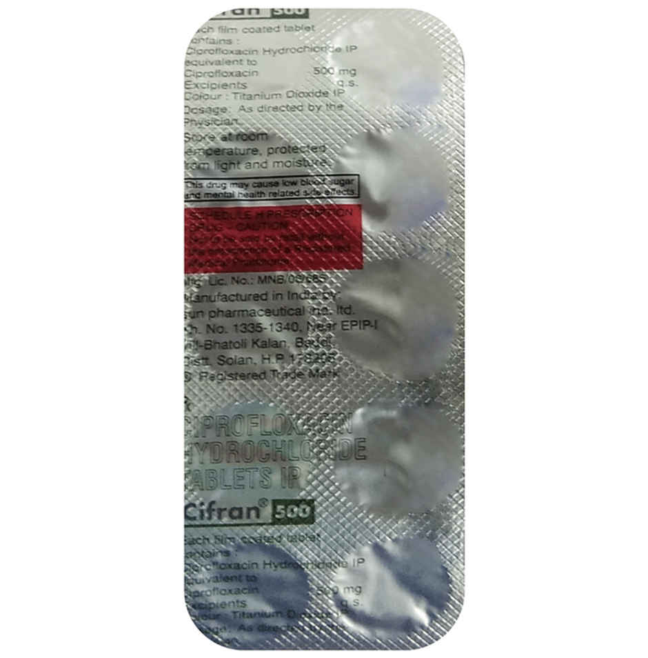 Cifran 500 Tablet