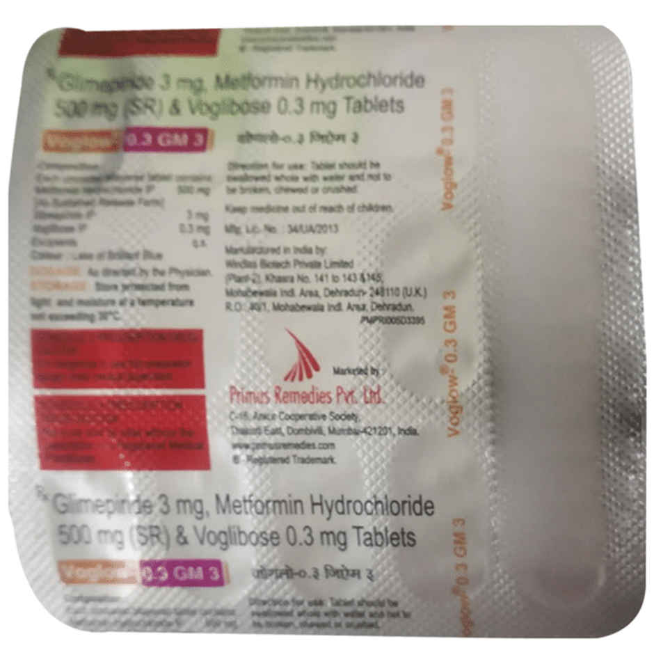 Voglow 0.3 GM3 Tablet SR