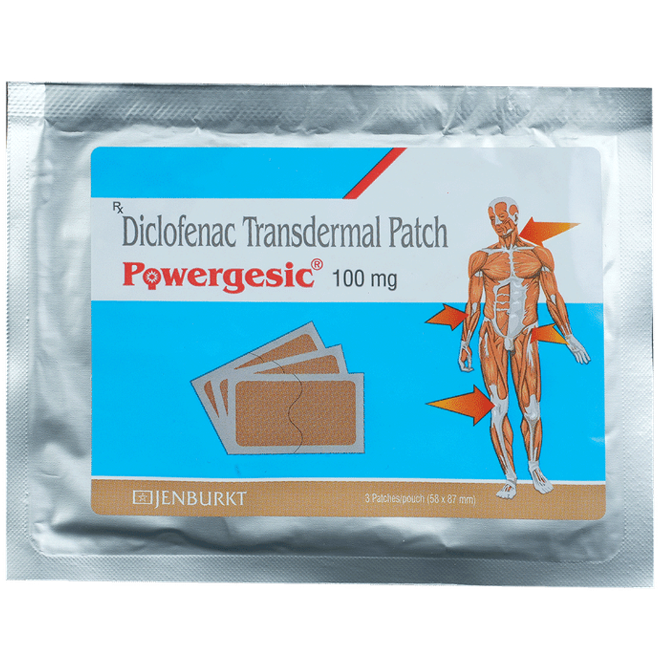 Powergesic 100mg Transdermal Patch