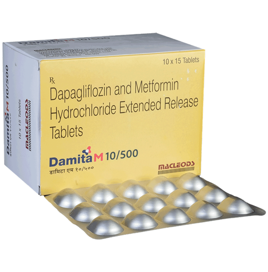 Damita M 10/500 Tablet ER