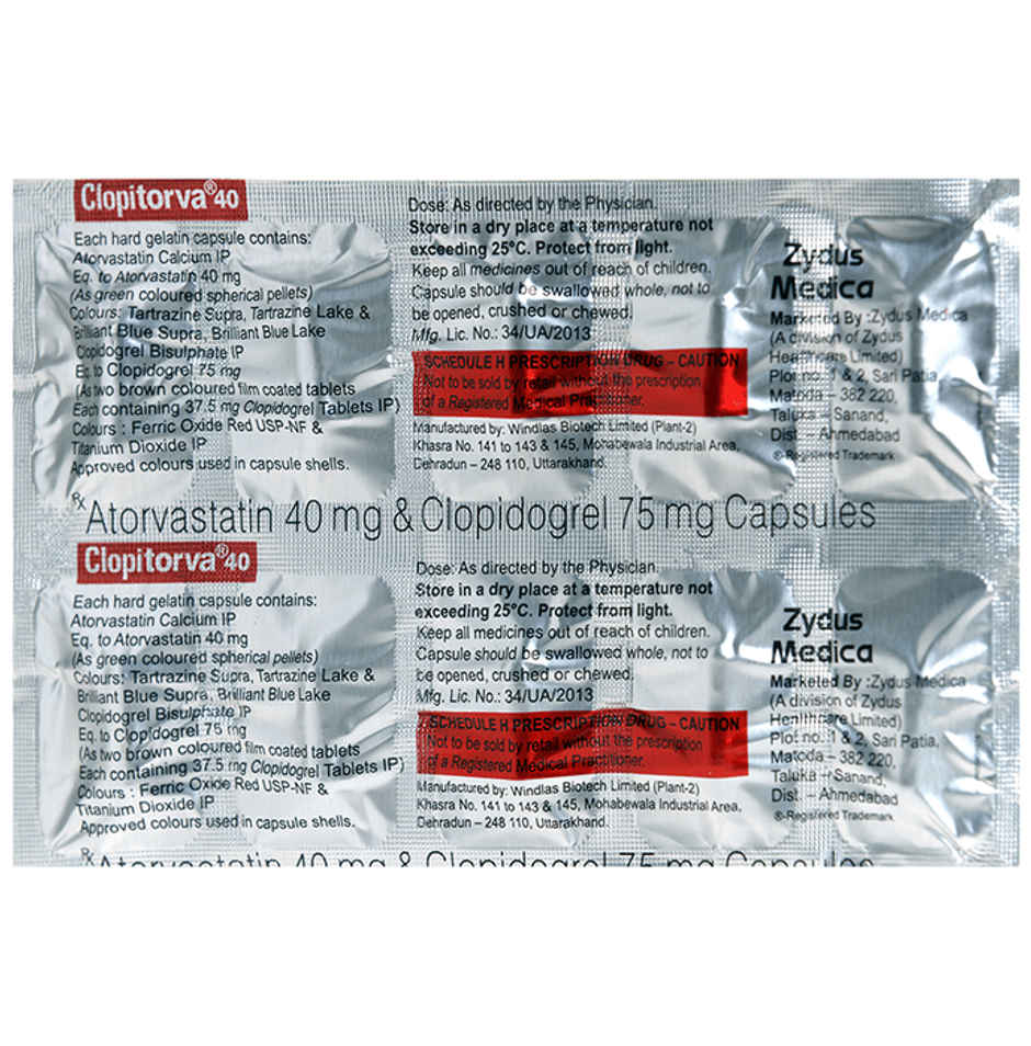 Clopitorva 40 Capsule
