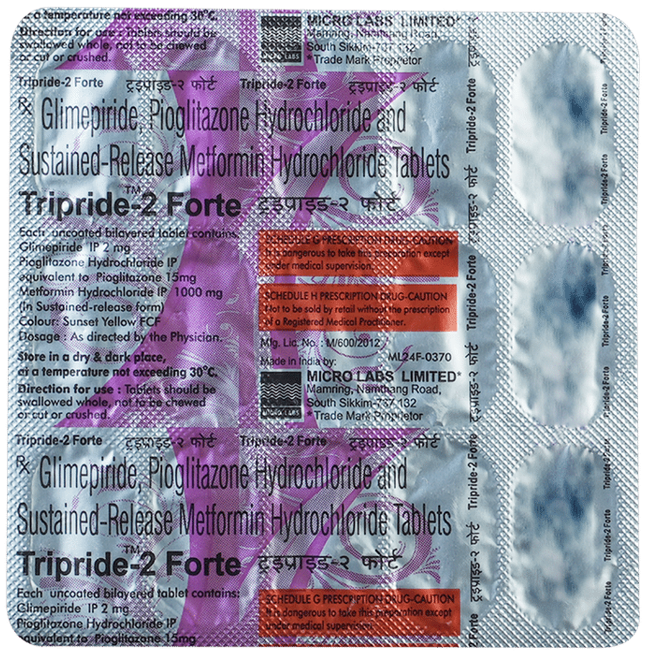 Tripride-2 Forte Tablet SR