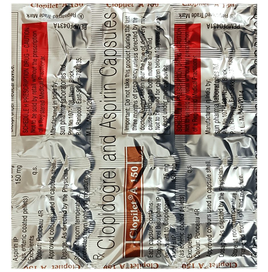 Clopilet A 150 Capsule
