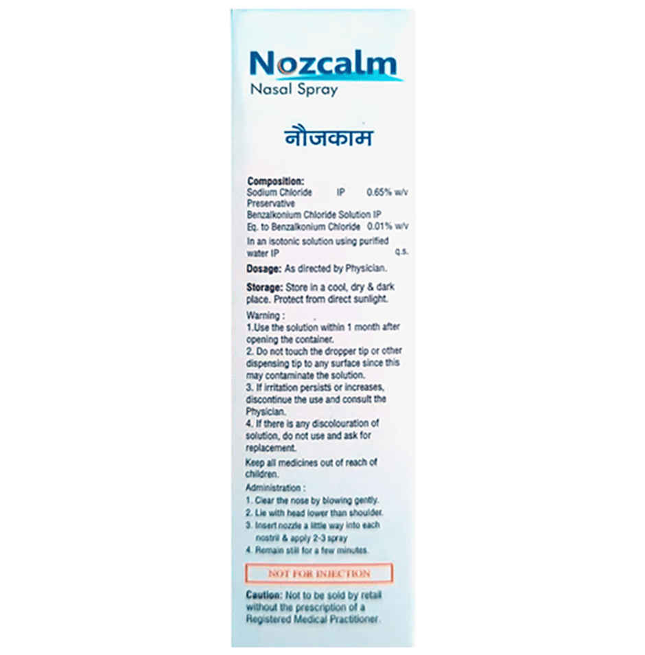 Nozcalm Nasal Spray