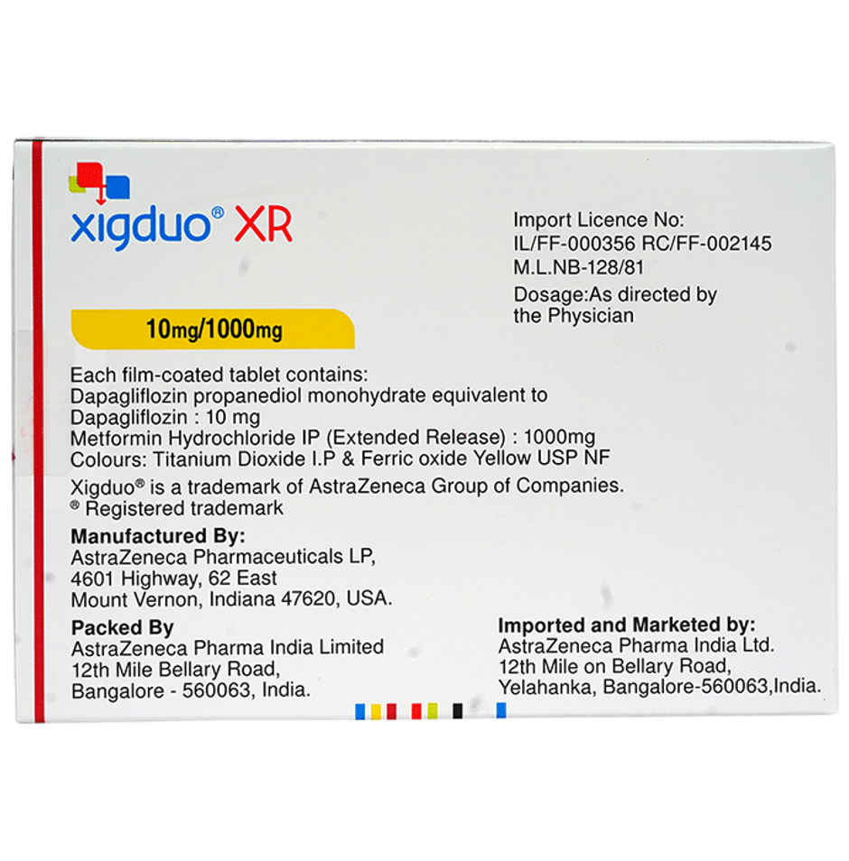 Xigduo XR 10mg/1000mg Tablet