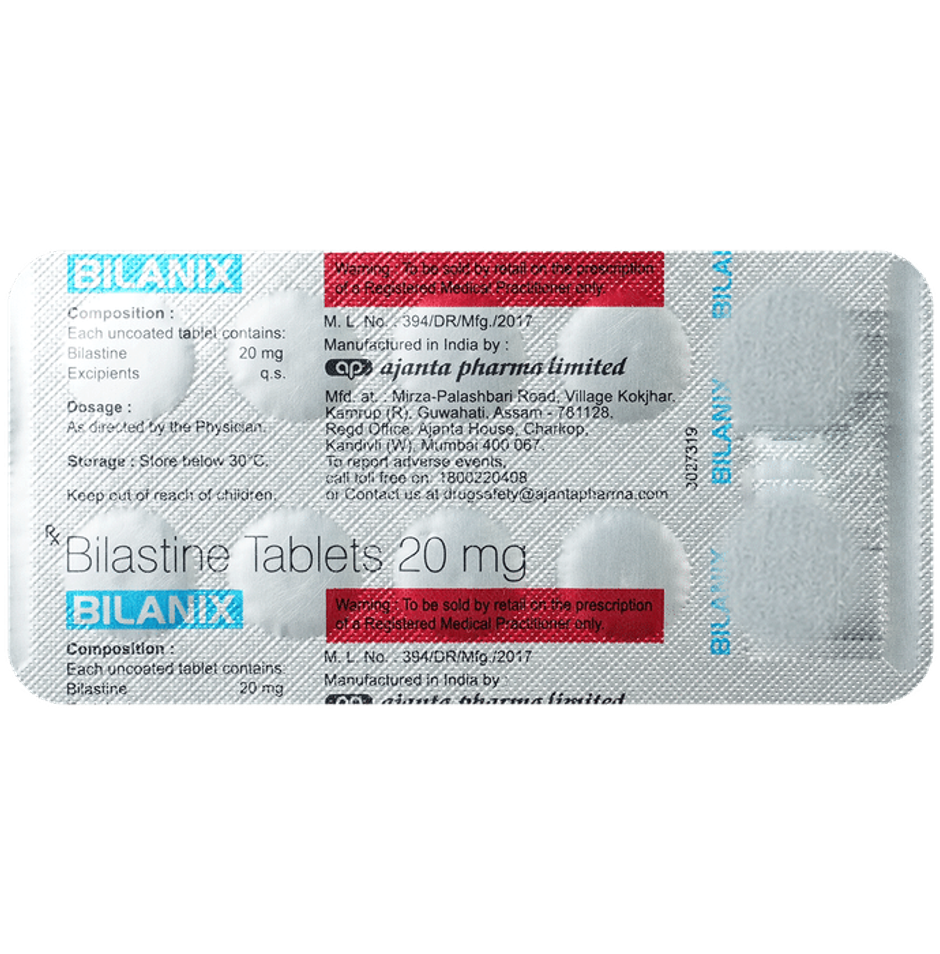 Bilanix 20mg Tablet
