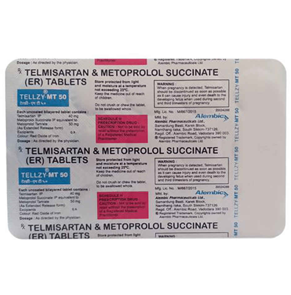 Tellzy-MT 50 Tablet ER