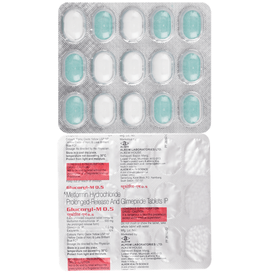 Glucoryl-M 0.5 Tablet PR