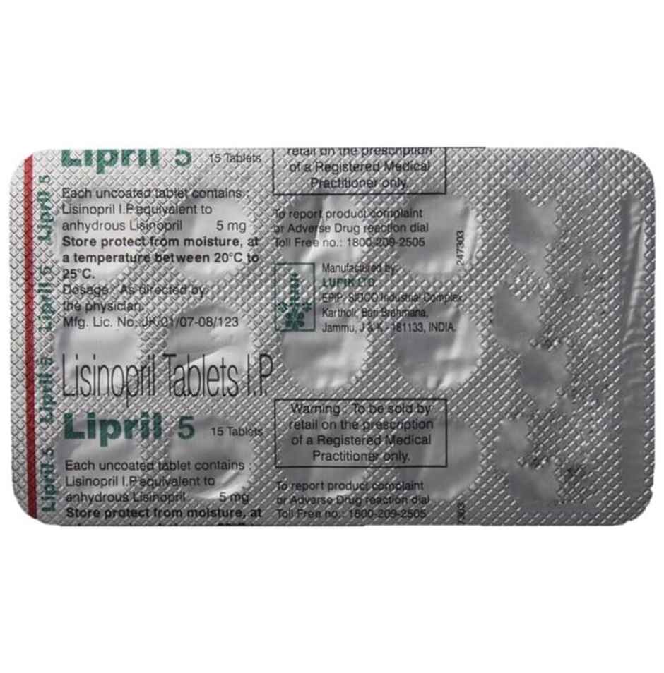 Lipril 5 Tablet
