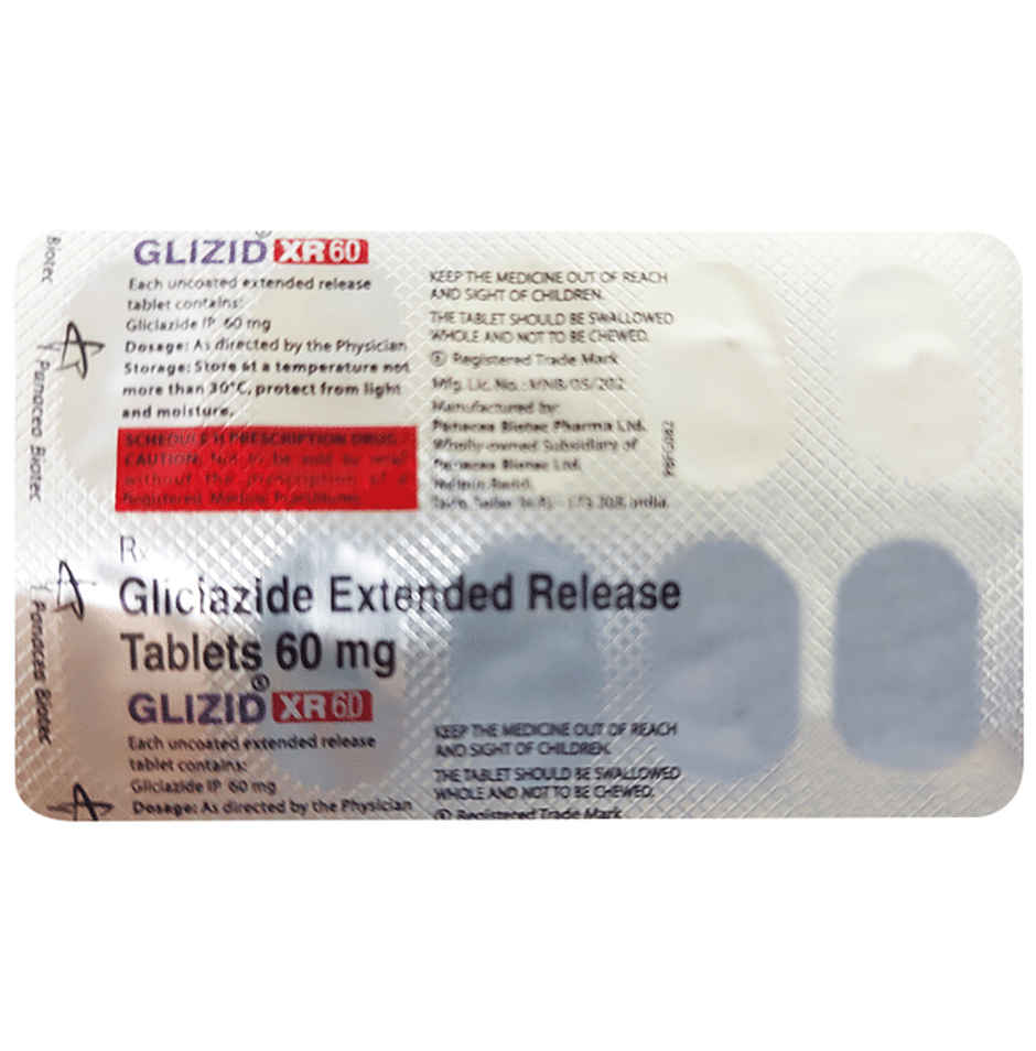 Glizid XR 60 Tablet