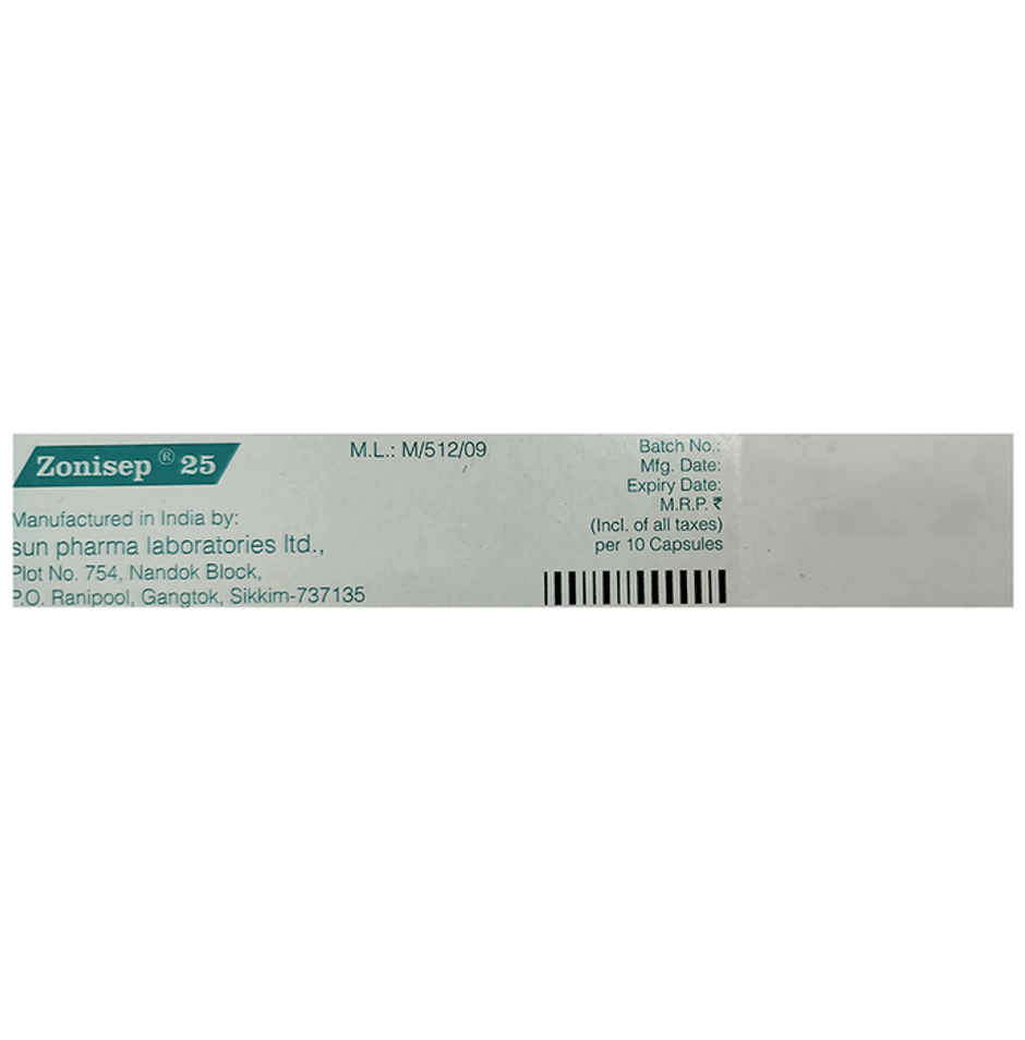 Zonisep 25 Capsule
