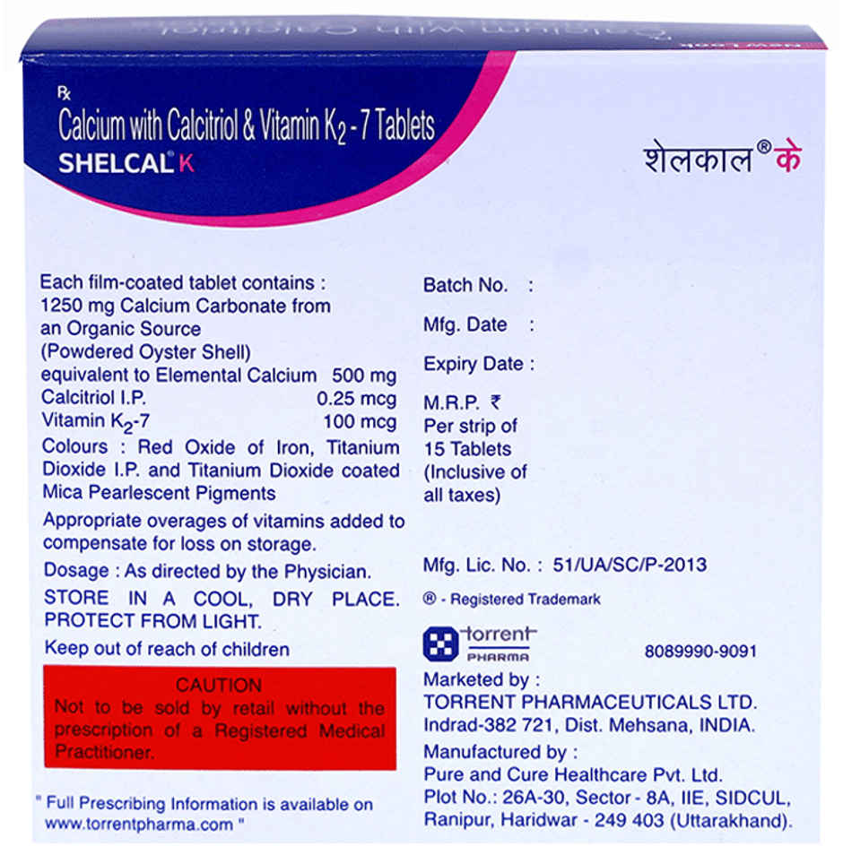 Shelcal K Tablet