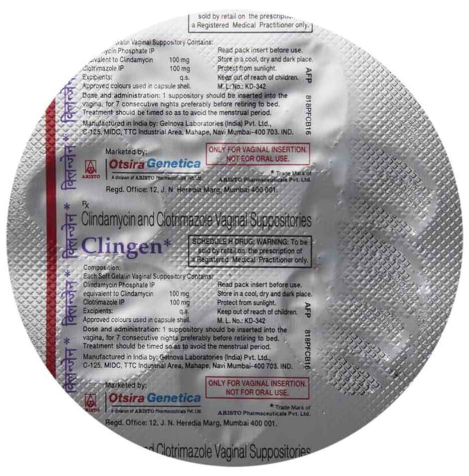 Clingen Vaginal Suppository