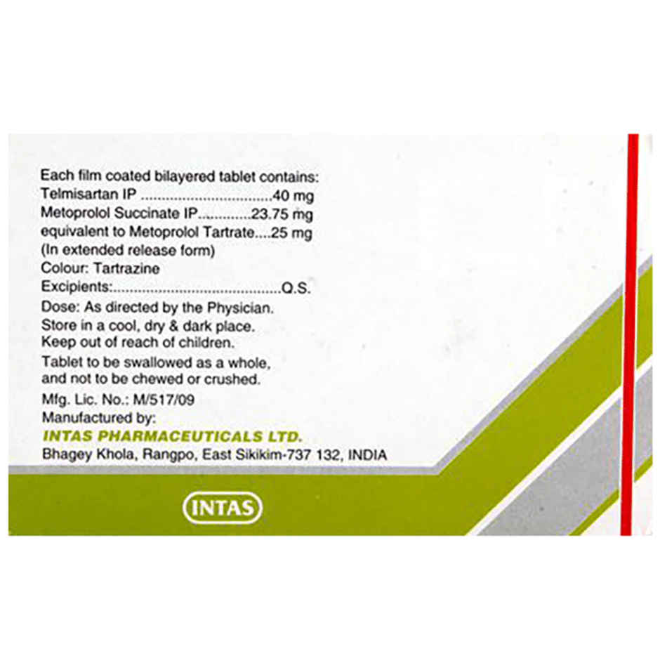 Sartel-Beta 25 Tablet ER