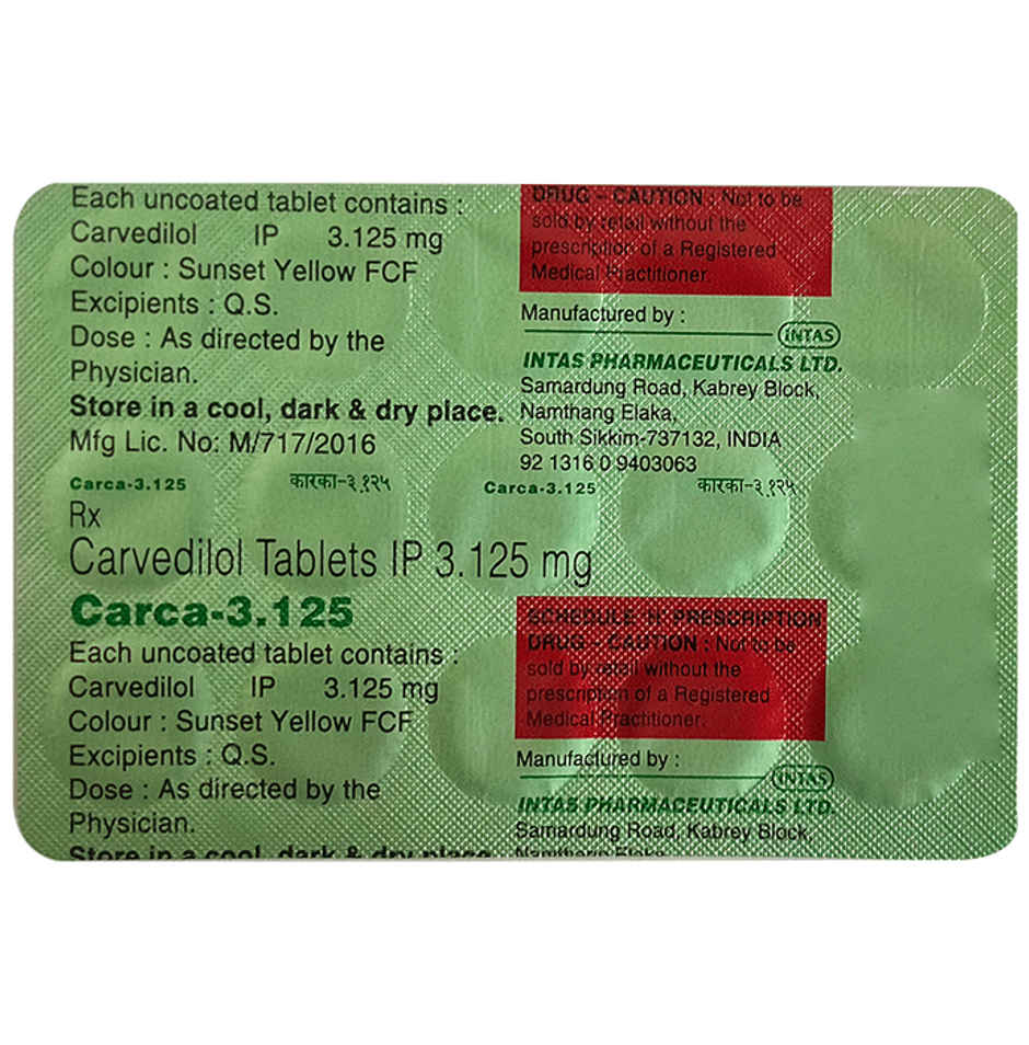 Carca-3.125 Tablet
