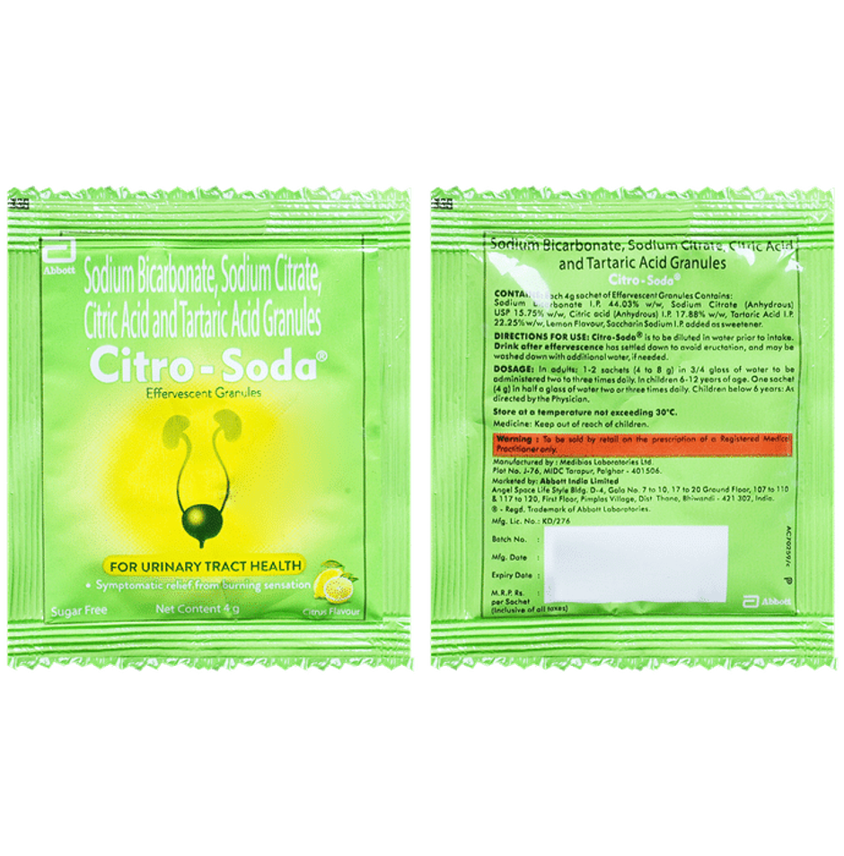 Citro-Soda Citrus Flavour Sugar Free Granule