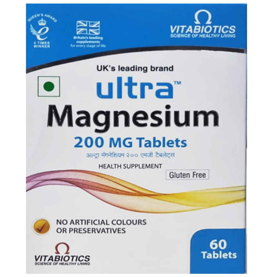 Ultra Magnesium Gluten Free 200mg Tablet 15