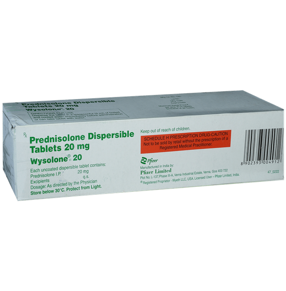 Wysolone 20 Tablet DT