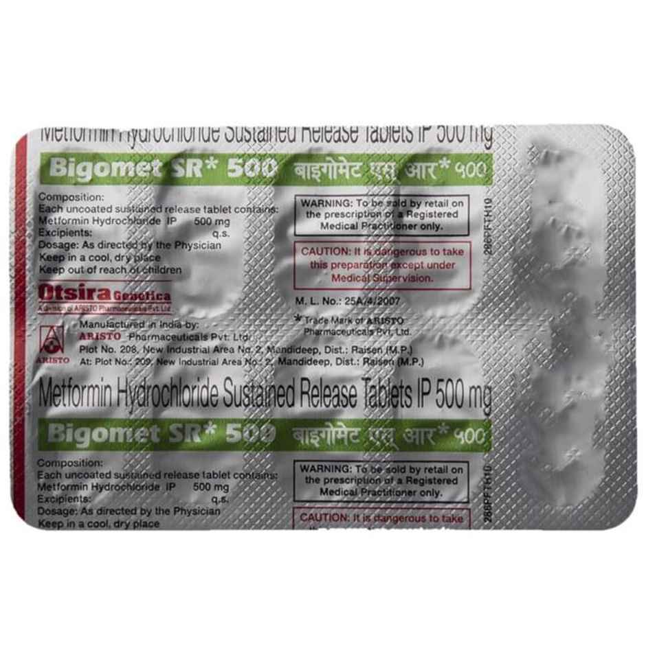 Bigomet SR 500 Tablet