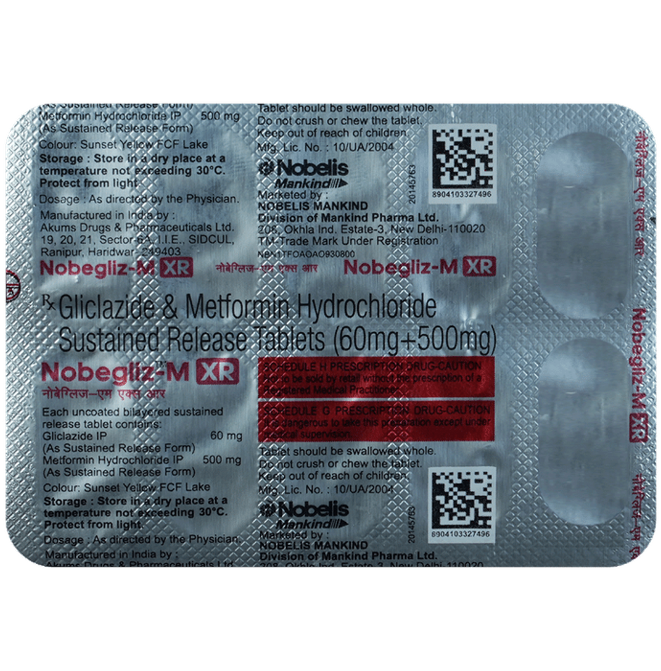 Nobegliz-M XR Tablet SR
