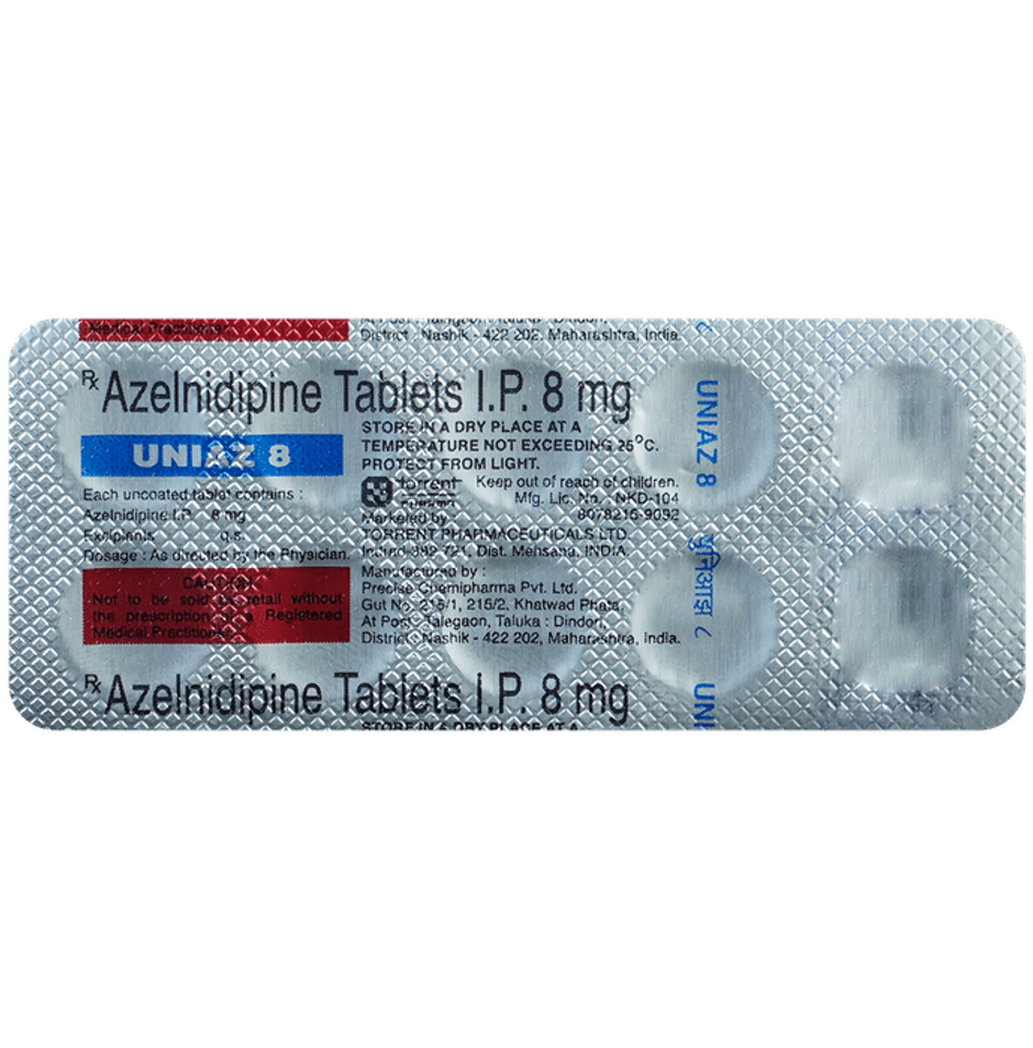 Uniaz 8Mg Tablet
