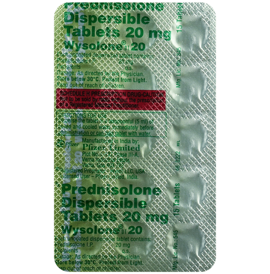 Wysolone 20 Tablet DT