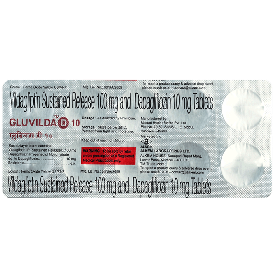 Gluvilda D10 Tablet SR